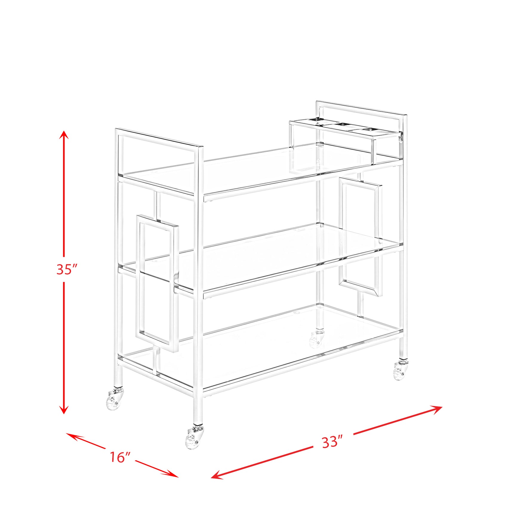Ezra Serving Cart 3A Packing - Tampa Furniture Outlet