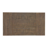 Farmington Rectangular Dining Table in Medium Brown and Washed Stone - Tampa Furniture Outlet