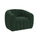 Flamingo Swivel Chair in Ching Hunter Green - Tampa Furniture Outlet