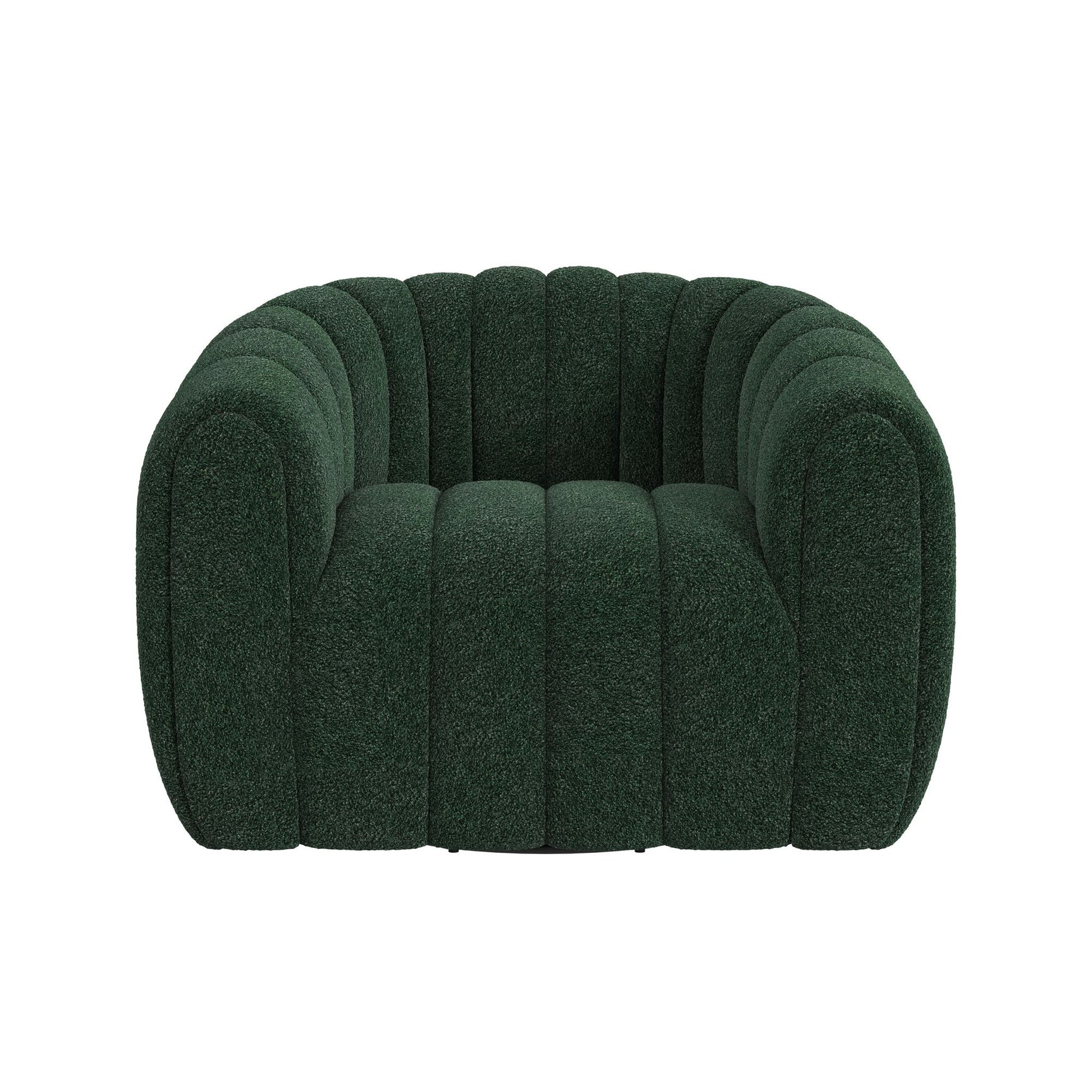 Flamingo Swivel Chair in Ching Hunter Green - Tampa Furniture Outlet
