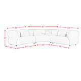 Four Seasons RHF Loveseat in Woolen Camel with 2 Pillows