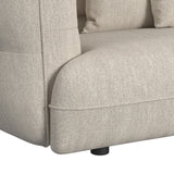 Four Seasons Sectional Set in Woolen Camel with 6 Pillows - Tampa Furniture Outlet