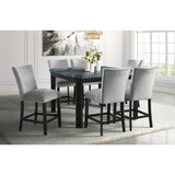 Francesca Counter Dining Gray Counter Velvet Side Chair (2 Per Pack) - Tampa Furniture Outlet