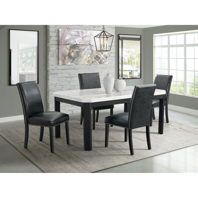 Meridian Dining Side Chair Black (2 Per Pack) – SKU DMI100SC | Elements
