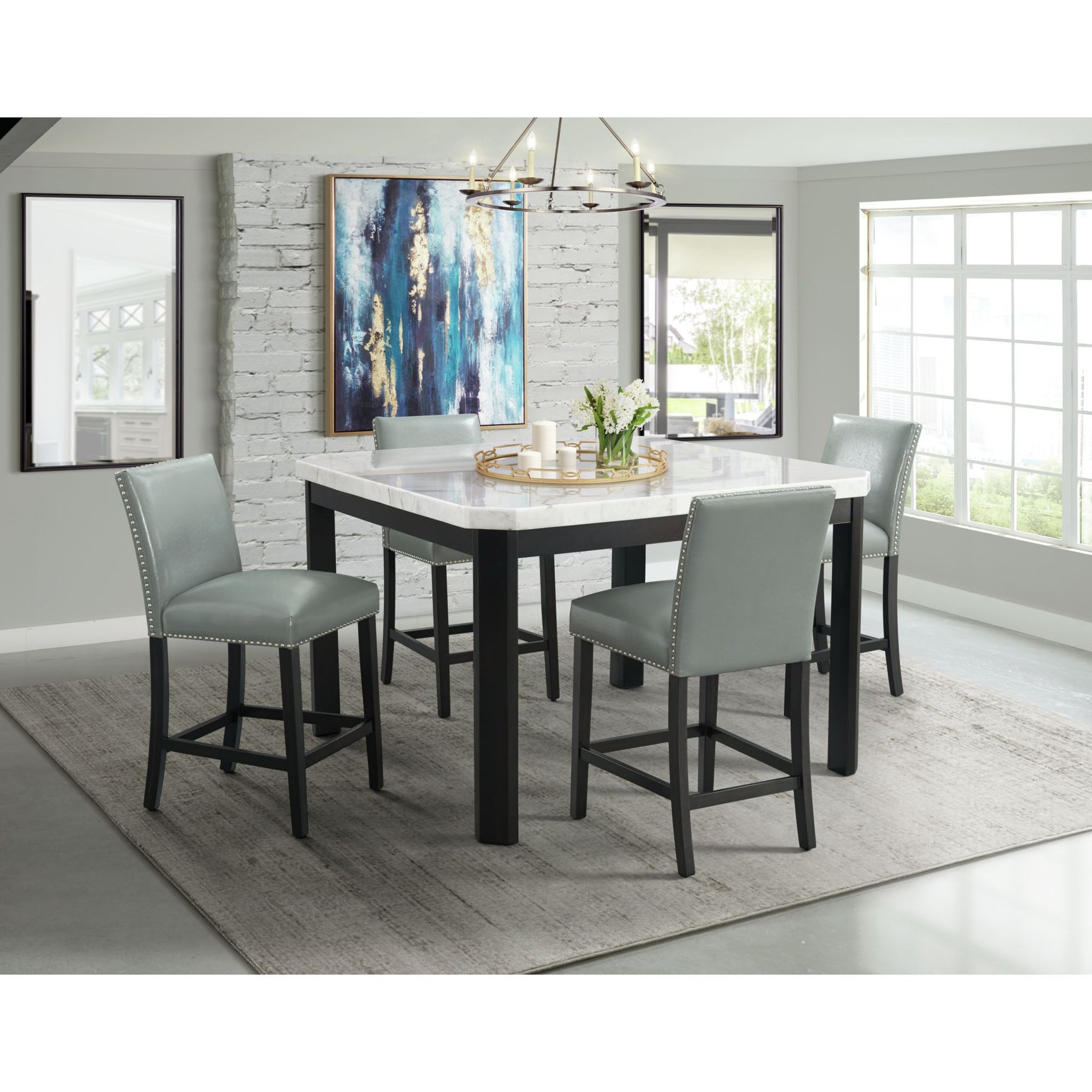 Meridian Counter Side Chair Grey (2 Per Pack) – SKU DMI300CSC | Elements