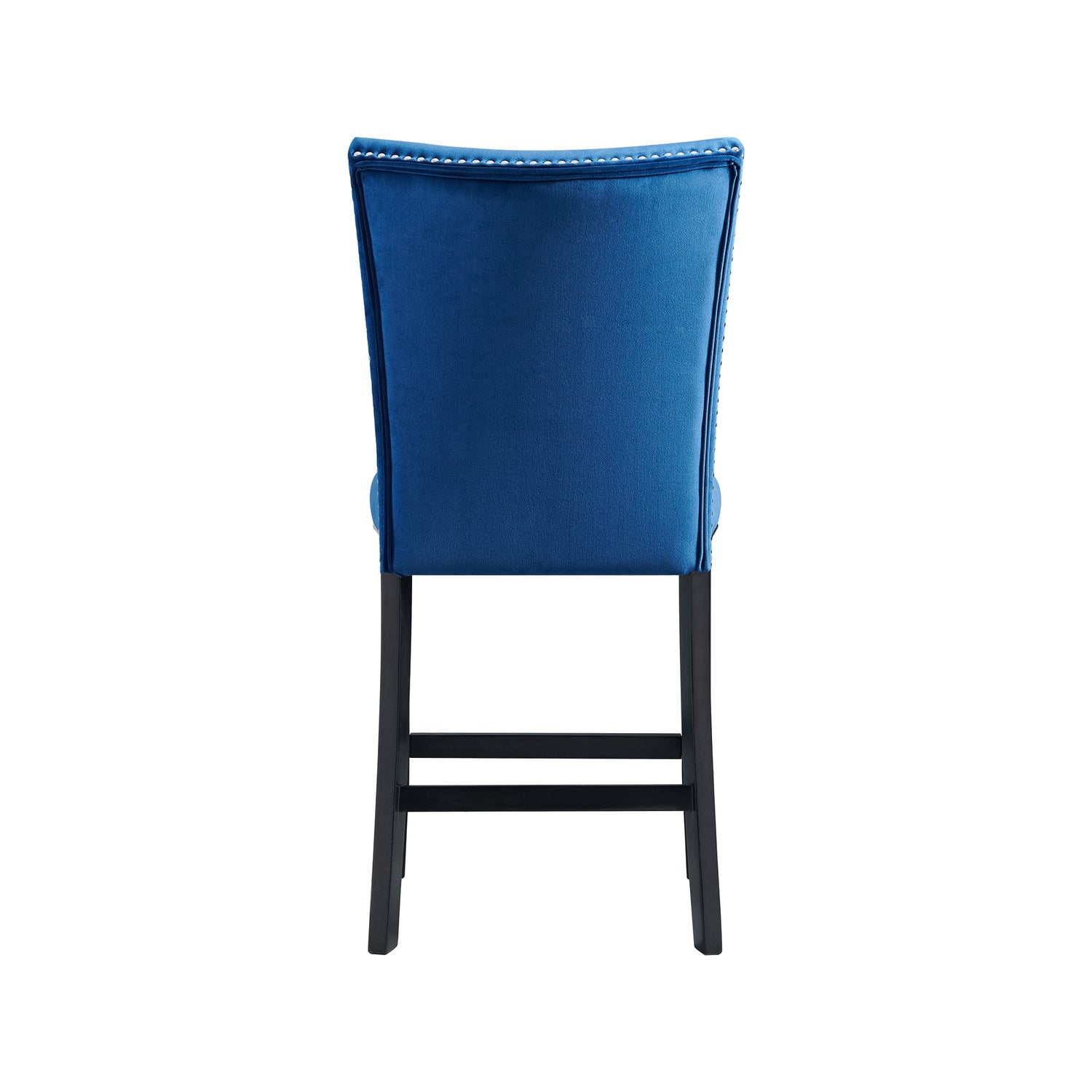 Francesca Counter Dining Blue Counter Velvet Side Chair (2 Per Pack) - Tampa Furniture Outlet