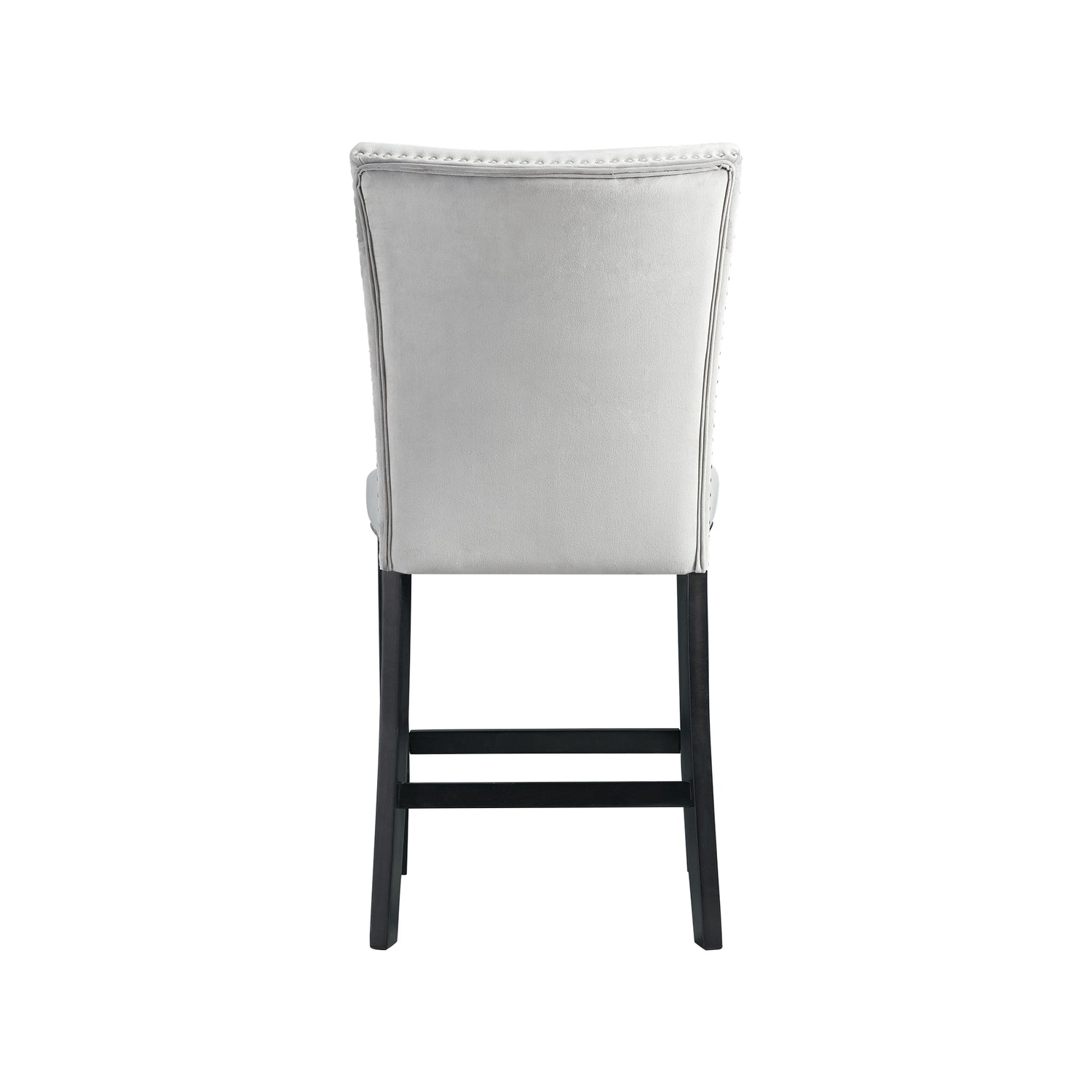 Francesca Counter Dining Gray Counter Velvet Side Chair (2 Per Pack) - Tampa Furniture Outlet