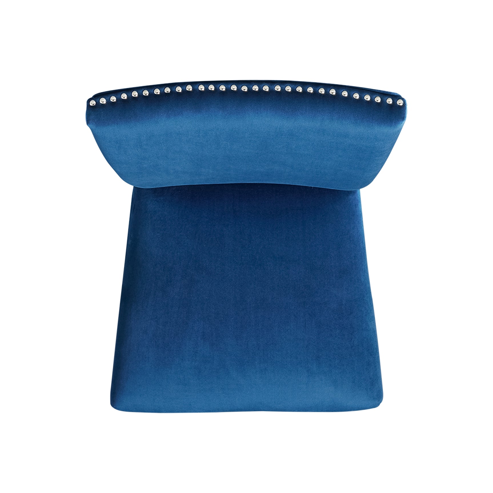 Francesca Rectangular Dining Blue Velvet Side Chair (2 Per Pack) - Tampa Furniture Outlet