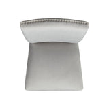 Francesca Counter Dining Gray Counter Velvet Side Chair (2 Per Pack) - Tampa Furniture Outlet