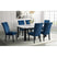 Francesca Rectangular Dining Blue Velvet Side Chair (2 Per Pack) – SKU CFC700VSC | Elements