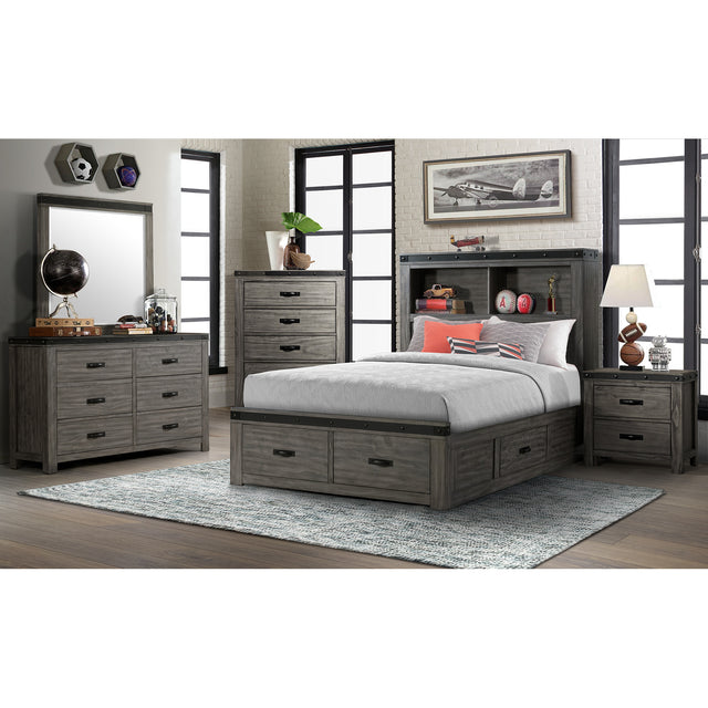 Wade Youth 6 Drawer Dresser & Mirror Set – SKU WE650DRMR | Elements