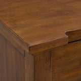 Gage Dresser & Mirror Set in Chestnut - Tampa Furniture Outlet