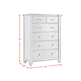 Gage 6-Drawer Chest in Chestnut - Tampa Furniture Outlet
