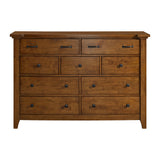 Gage 9-Drawer Dresser in Chestnut - Tampa Furniture Outlet
