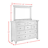Gage Dresser & Mirror Set in Chestnut - Tampa Furniture Outlet