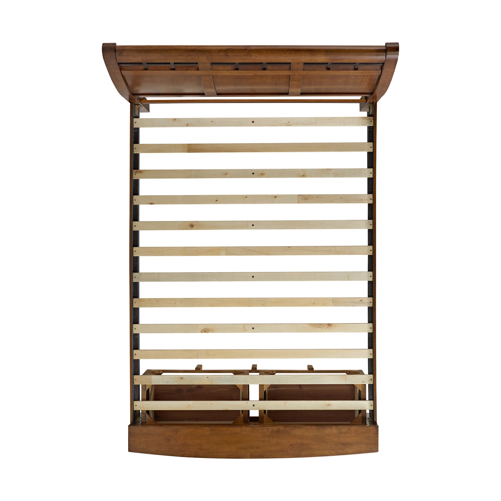 Gage Queen Sleigh Storage Bed in Chestnut - Tampa Furniture Outlet