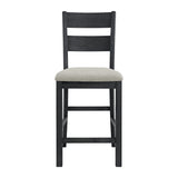 Garcia 5PC Counter Set with Table and 4 Chairs in Black - Tampa Furniture Outlet