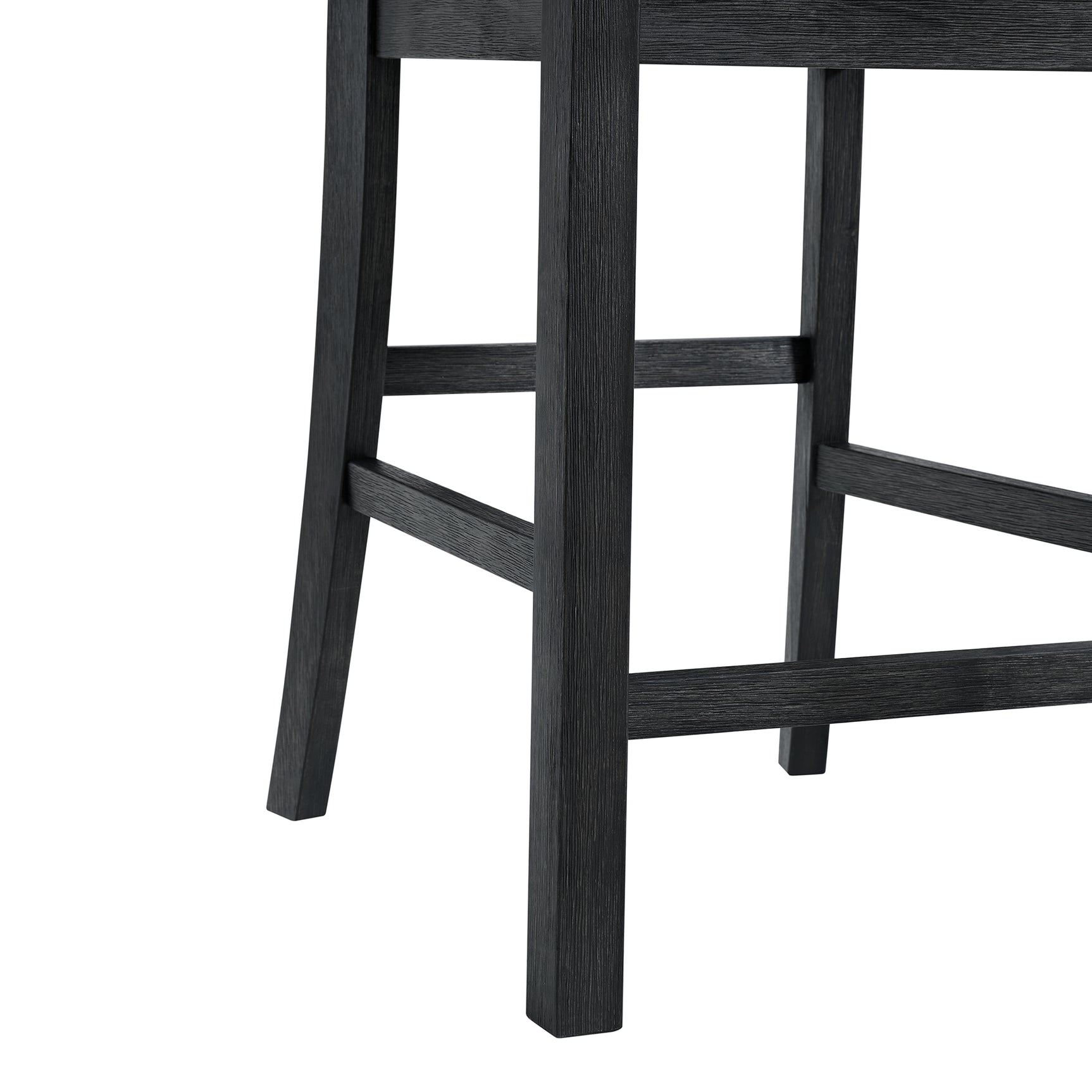 Garcia 5PC Counter Set with Table and 4 Chairs in Black - Tampa Furniture Outlet