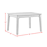 Garcia 5PC Dining Set with Table and 4 Chairs in Black - Tampa Furniture Outlet