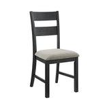 Garcia 5PC Dining Set with Table and 4 Chairs in Black