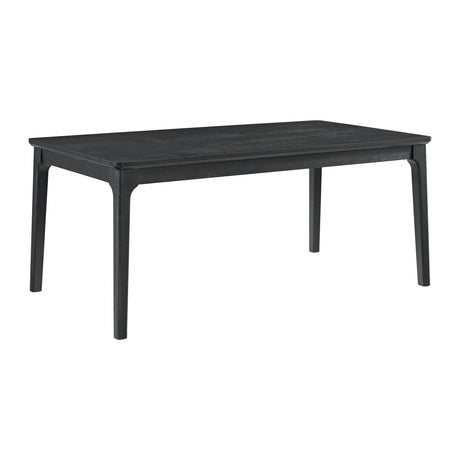 Garcia 6PC Dining Set with Table, 4 Chairs, and Bench in Black - Tampa Furniture Outlet