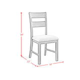Garcia 5PC Dining Set with Table and 4 Chairs in Black - Tampa Furniture Outlet