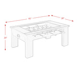 Giga Foosball Table (SSG-110601) Black Foosball Table - Tampa Furniture Outlet