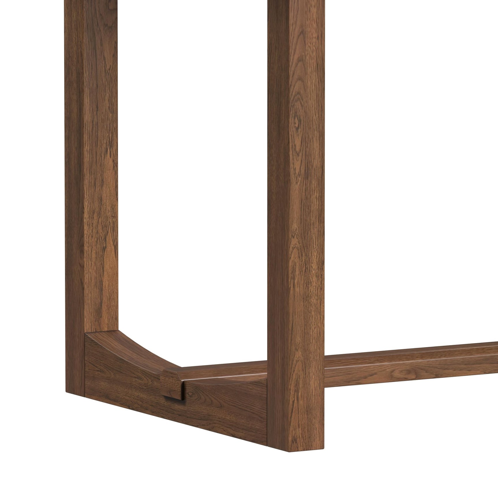Glinda Dining Table with 18" Leaf in Brown - Tampa Furniture Outlet