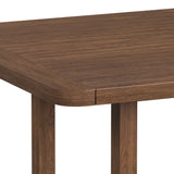 Glinda Dining Table with 18" Leaf in Brown - Tampa Furniture Outlet