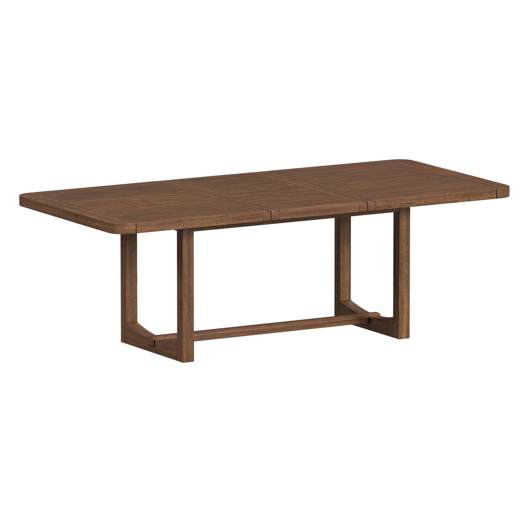 Glinda Dining Table with 18" Leaf in Brown - Tampa Furniture Outlet