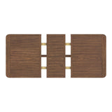 Glinda Dining Table with 18" Leaf in Brown - Tampa Furniture Outlet