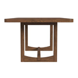 Glinda Dining Table with 18" Leaf in Brown - Tampa Furniture Outlet