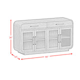 Glinda Server in Brown - Tampa Furniture Outlet