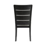 Grady Dining Slat Back Side Chair Black (2 Per Pack)