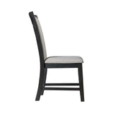 Grady Dining Slat Back Side Chair Black (2 Per Pack)