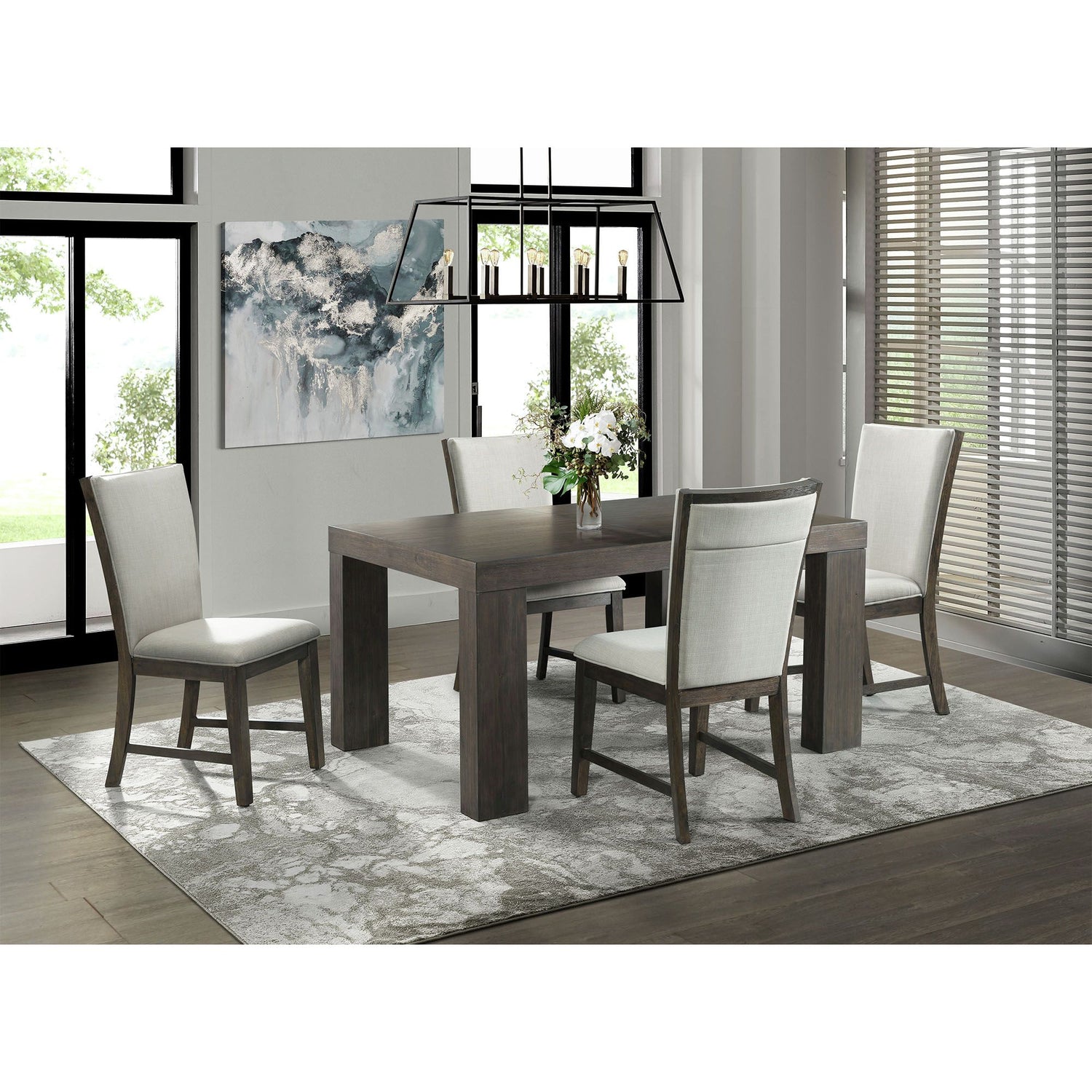 Grady Rectangle Dining Table – SKU DGD218DTB | Elements
