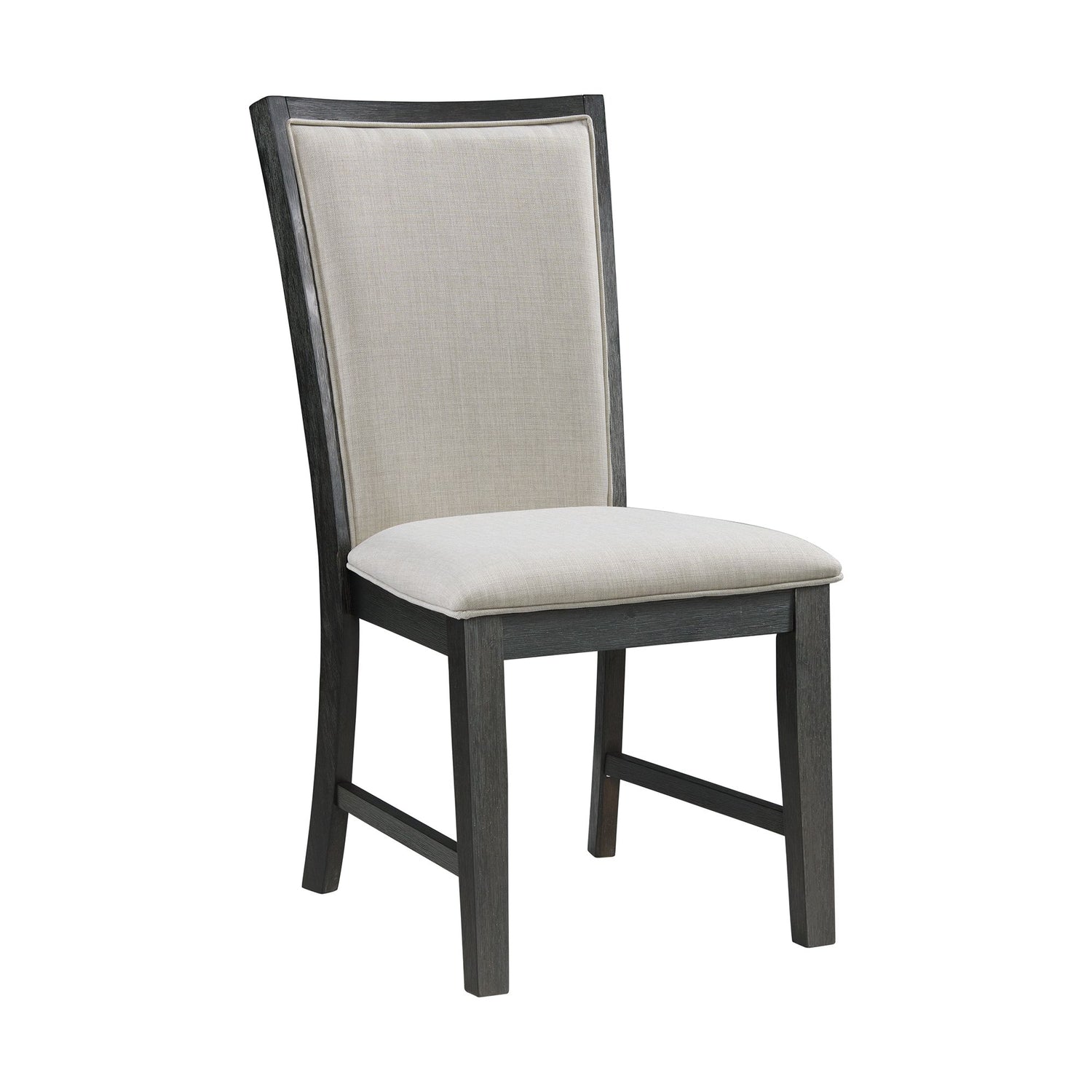 Grady Dining Slat Back Side Chair Black (2 Per Pack) - Tampa Furniture Outlet