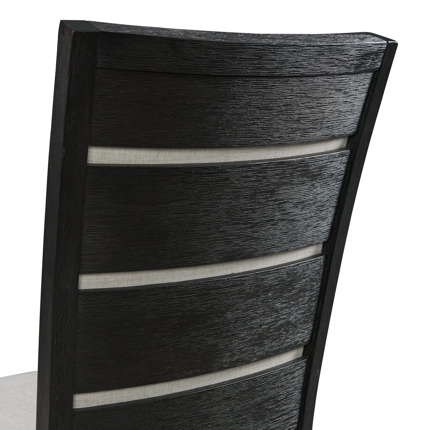 Grady Dining Slat Back Side Chair Black (2 Per Pack) - Tampa Furniture Outlet