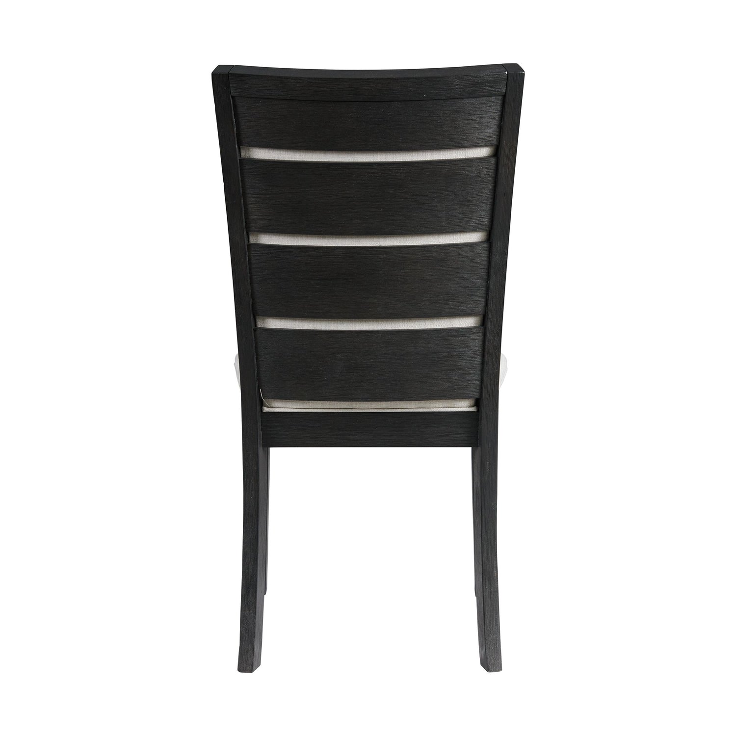 Grady Dining Slat Back Side Chair Black (2 Per Pack) - Tampa Furniture Outlet