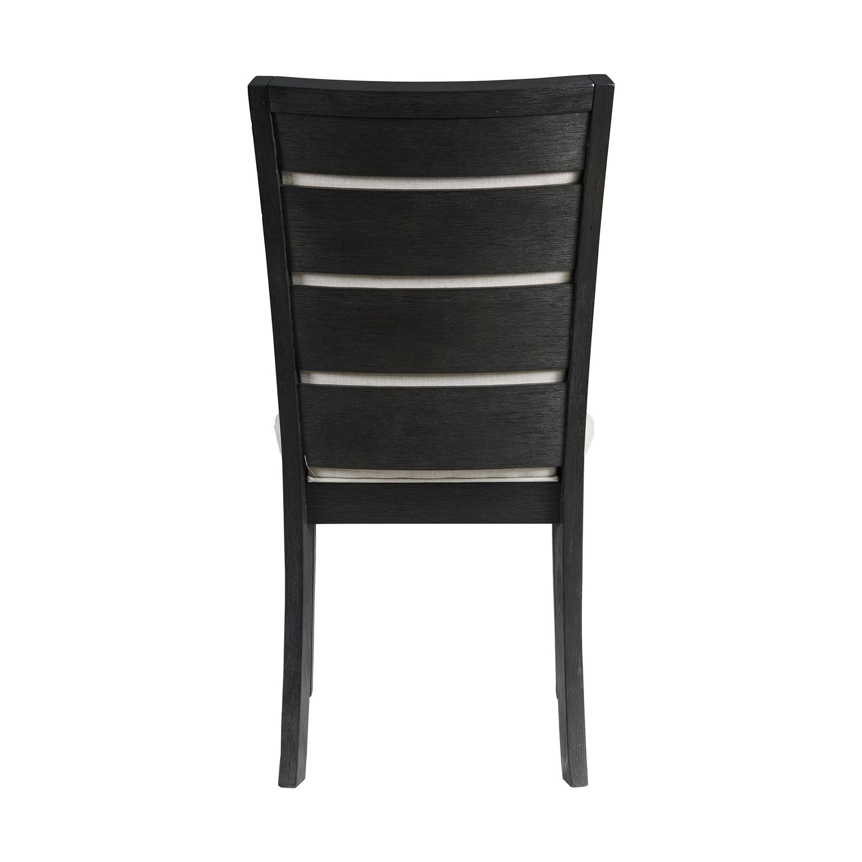 Grady Dining Slat Back Side Chair Black (2 Per Pack) - Tampa Furniture Outlet