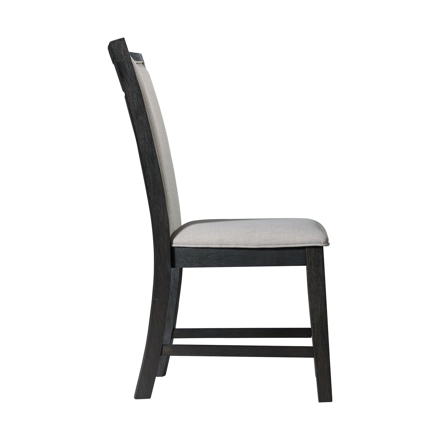 Grady Dining Slat Back Side Chair Black (2 Per Pack) - Tampa Furniture Outlet