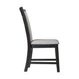 Grady Dining Slat Back Side Chair Black (2 Per Pack) - Tampa Furniture Outlet