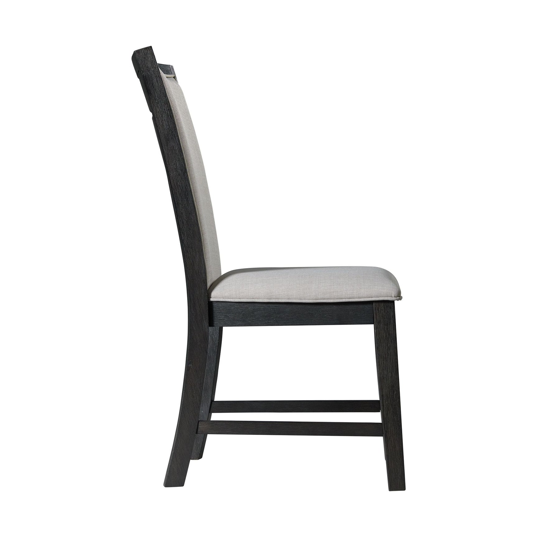 Grady Dining Slat Back Side Chair Black (2 Per Pack) - Tampa Furniture Outlet