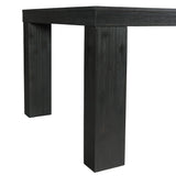 Grady Rectangle Dining Table Black - Tampa Furniture Outlet