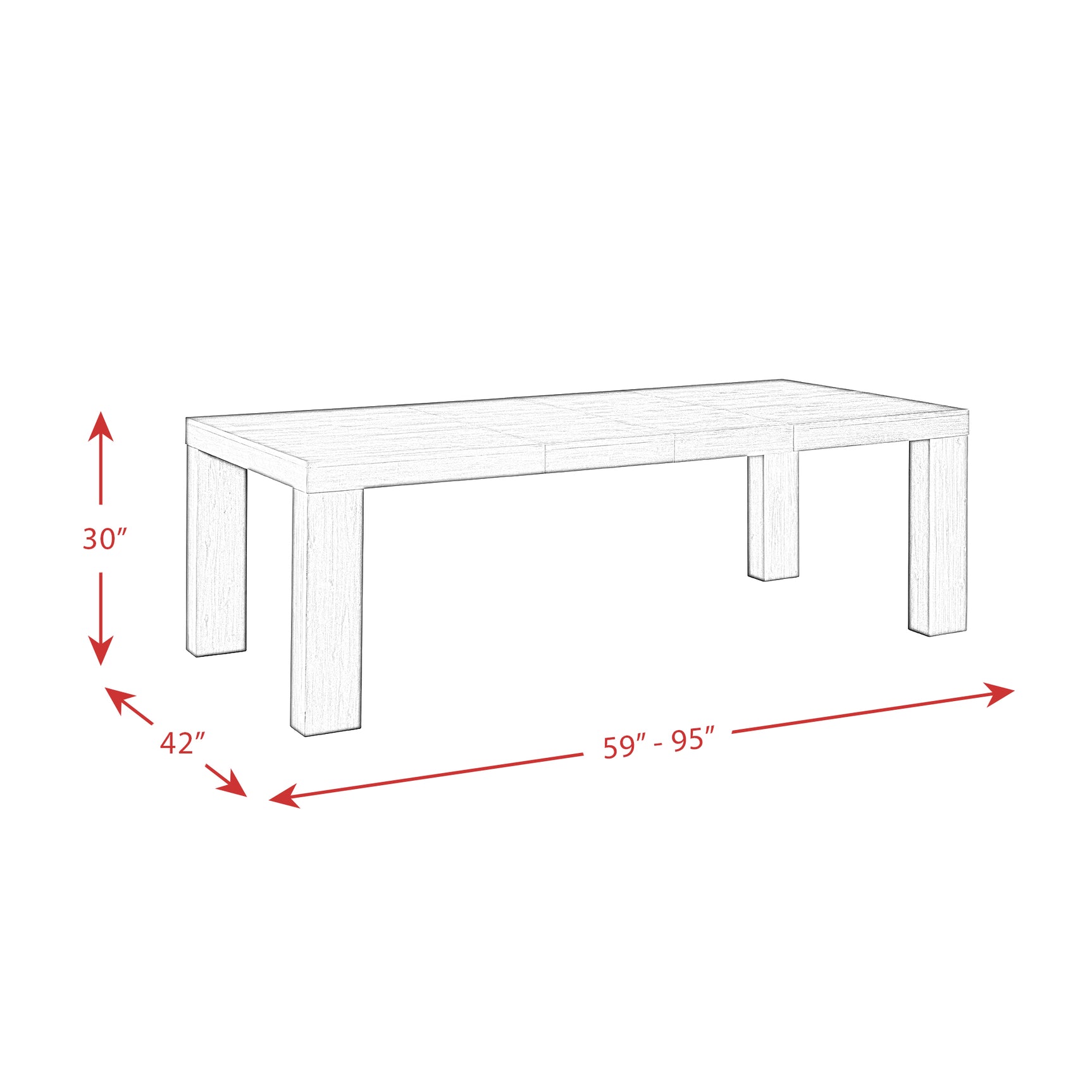 Grady Rectangle Dining Table Black - Tampa Furniture Outlet