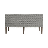 Gramercy Dining Three Seat Sofa w/Seven Pillows