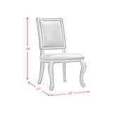 Gramercy Dining Rectangle Back Chair w/PU Back (2pcs Per Carton) - Tampa Furniture Outlet