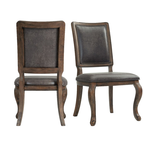 Gramercy Dining Rectangle Back Chair w/PU Back (2pcs Per Carton) - Tampa Furniture Outlet