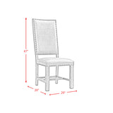 Gramercy Dining Straight Leg Side Chair (2pcs Per Carton) - Tampa Furniture Outlet