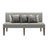 Gramercy Dining Three Seat Sofa w/Seven Pillows - Tampa Furniture Outlet